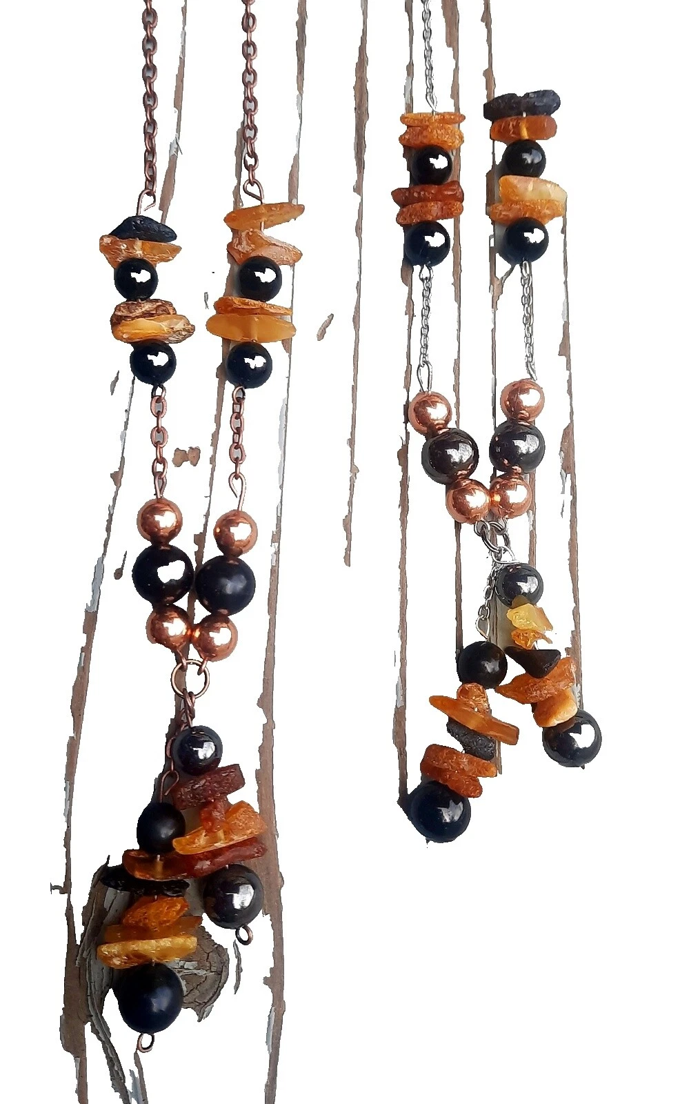 Ámbar collares hechos a mano