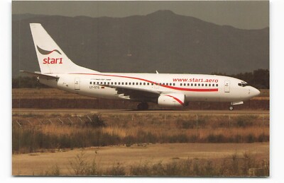 Postcard Airline STAR1 AIRLINES LY-STG B737-73S CC9.