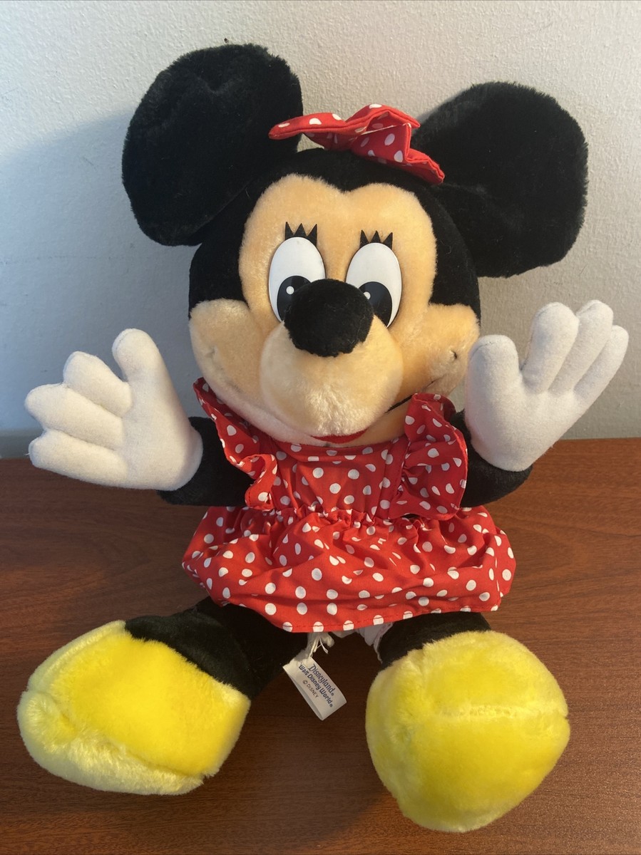 Vintage Disneyland Walt Disney World Minnie Mouse Plush Vintage Disneyland Walt Disney World Minnie Mouse Plush