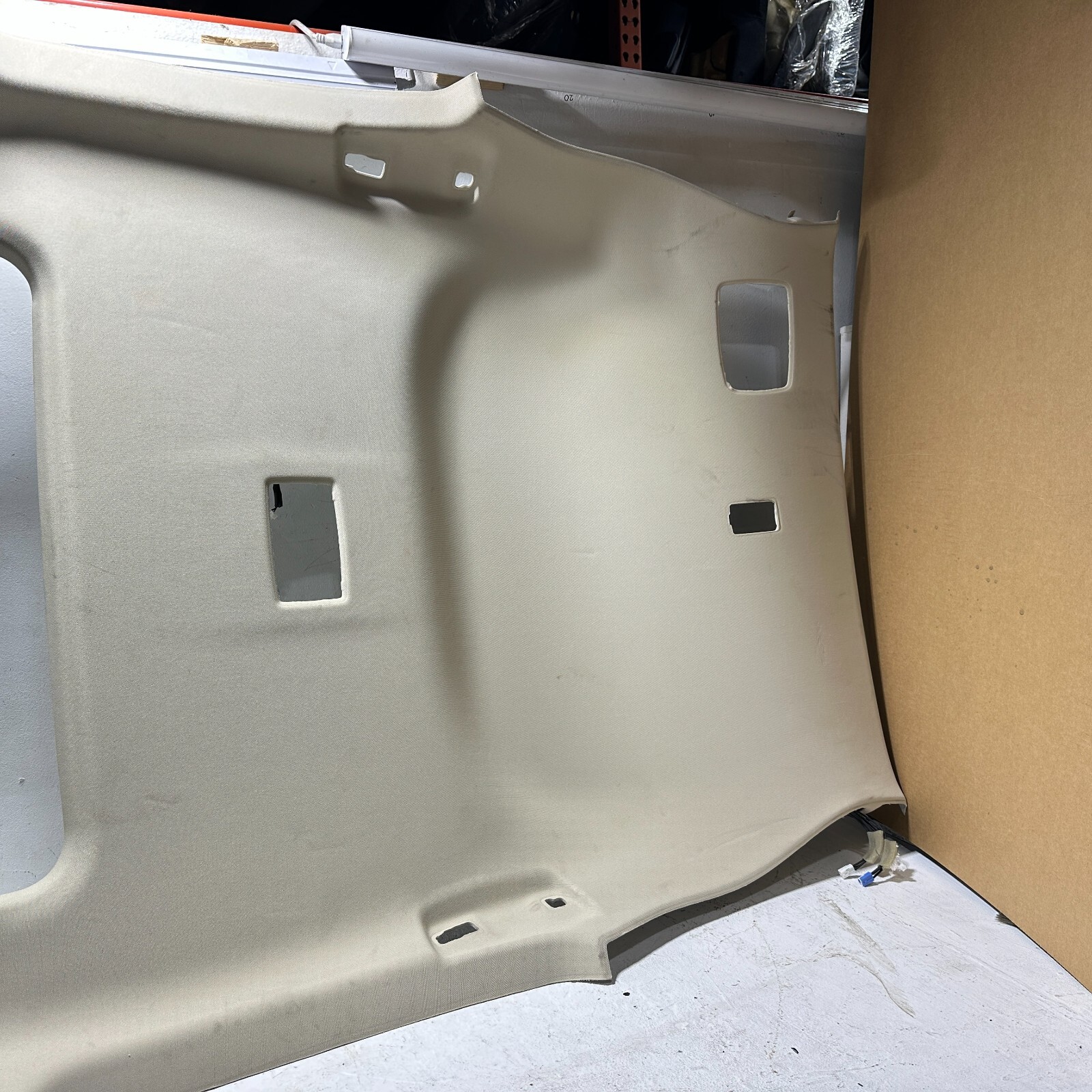 2018-2021 LEXUS NX300 ROOF HEADLINER CEILING PANEL TRIM COVER W/ WIRE OEM CREME