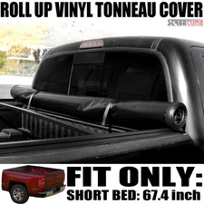 For 2009-2018 Dodge Ram 1500 5.7 Ft Bed Lock & Roll Up Soft Vinyl Tonneau Cover