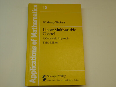 Linear Multivariable Control A Geometric Approach by W. M. Wonham MINT condition