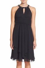 Eliza J Cocktail Dress Wedding Guest Prom Blue NWT Size 4 Stunning Style