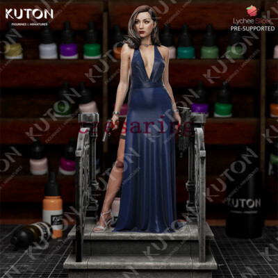 007 Bond Girl 3D Printing Figure Unpainted Model GK Blank Kit Sculpture Stock