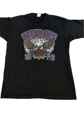 Vintage 1996 Sturgis Bike Rally Graphic T Shirt XL Made In The USA Single Stitch
