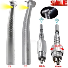 KaV Style Dental Fiber Optic LED High Speed Handpiece / Quick Coupler 4/6 Holes