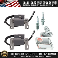 2PCS Ignition Coil & NGK Spark Plug For Briggs & Stratton 592846 691060 799651