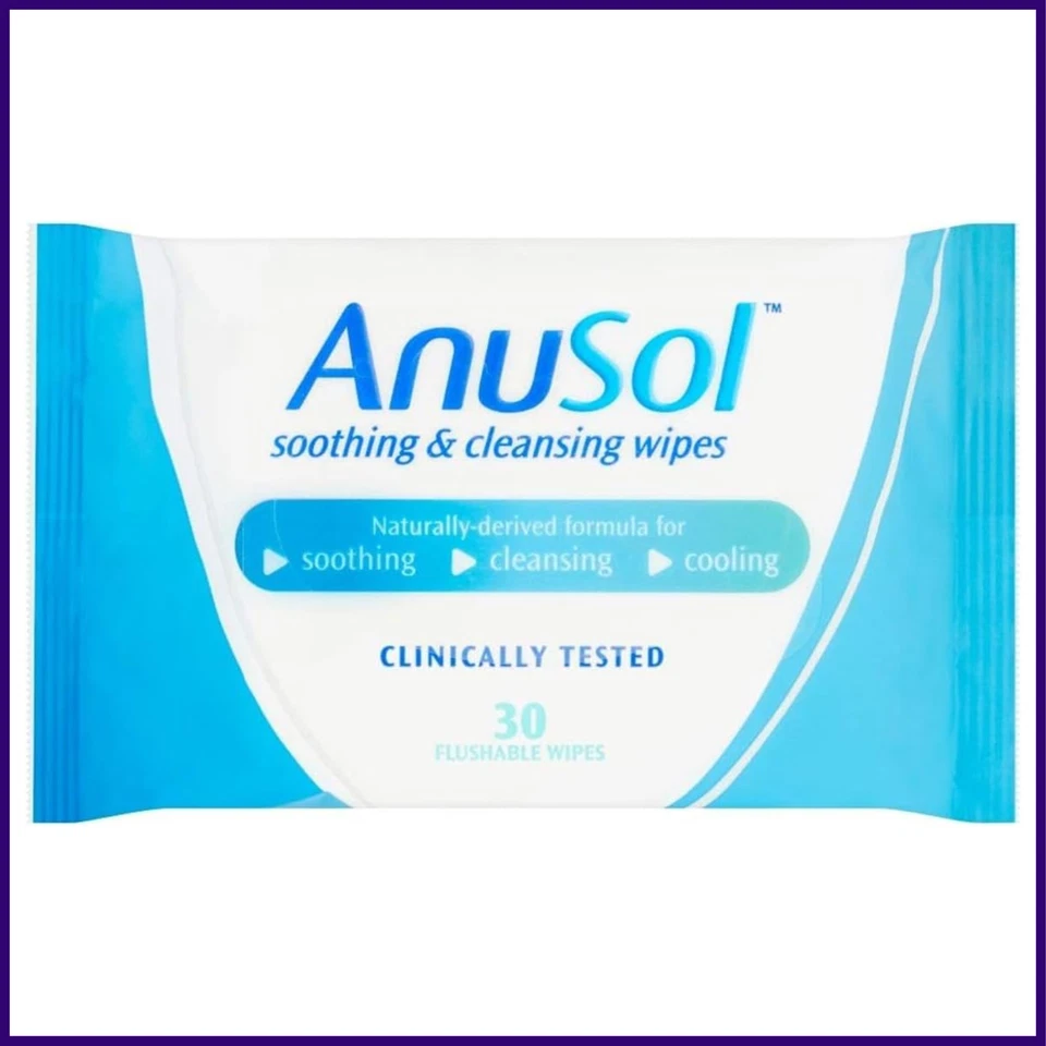 Product Image for Anusol Soothing & Cleansing Wipes,30 Count (Pack of 1)