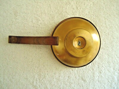 Vintage Park Sherman Copper / Metal / Wood Handle Ashtray 