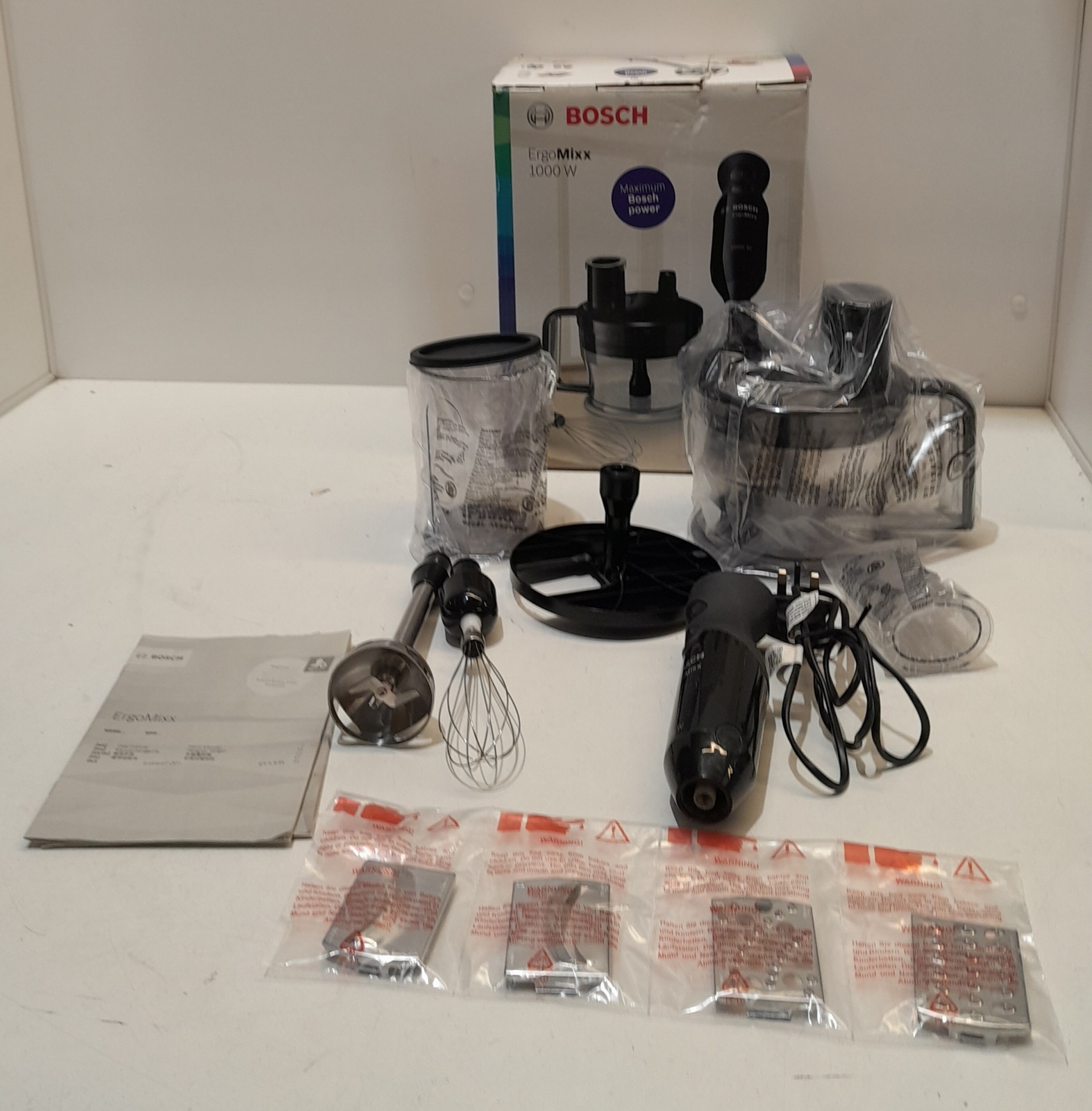 Bosch ErgoMixx MS62B6190G 1000W Hand Blender Black (Faulty/No Power