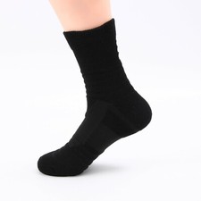 3 5 7 9 Pairs Mens Cotton Cushion Crew Athletic Socks For Sports Hiking Running