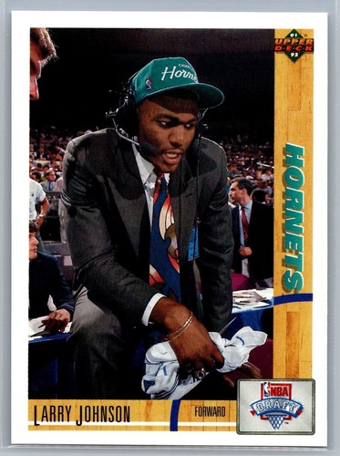 Lote de 3 tarjetas de novato Larry Johnson (RC) - casi nuevo-como nuevo *tarjetas de texto* - Imagen 5 de 6