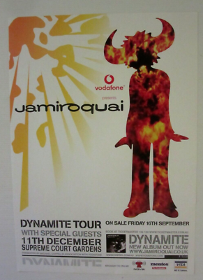 JAMIROQUAI ORIGINAL TOUR POSTER | eBay