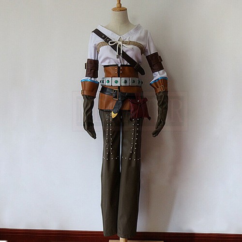 Cirilla Fiona Elen Ciri Cosplay Costume Outfit Suit Custom Made - Picture 6 of 6
