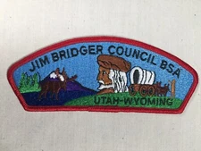 Jim Bridger Council plastic back BSA CSP Patch