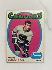 1971-72 Topps #12 Andre Boudrias Vancouver Canucks Hockey Card