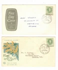 Australia 1964 2/3 Wattle on WCS & OFFICIAL FDCs    (2 Covers)