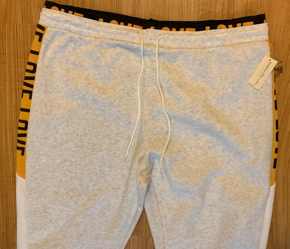 Pantalones Bobbie Brooks LOVE Plus Elastizados Polar Corbata 3X Gris Negro Amarillo Nuevos con Etiquetas JAX Foto 2 de 4