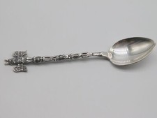 ANTIQUE STERLING SILVER NORTH WEST COAST INDIAN TOTEM POLE SOUVENIR SPOON
