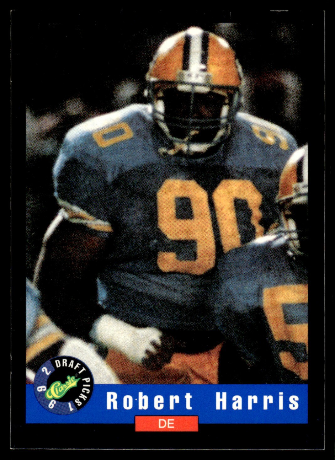 1992 Classic Draft Picks #70 Robert Harris Minnesota Vikings