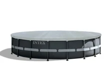 Intex 18' Ft Round 28041E Swimming Pool Cover for Ultra Frame Pools