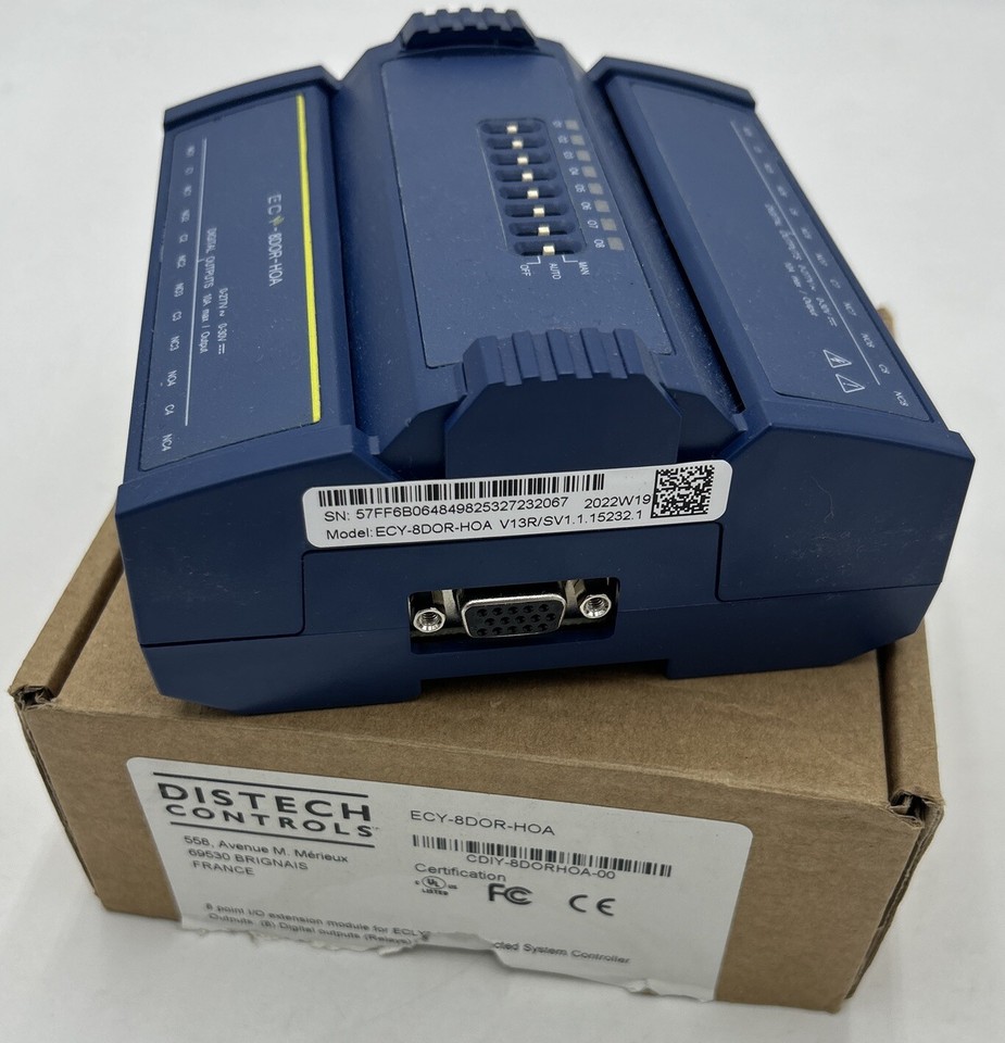 Distech CDIY-8DORHOA-00 ECY-8DOR-HOA ECLYPSE System Control I/O ...