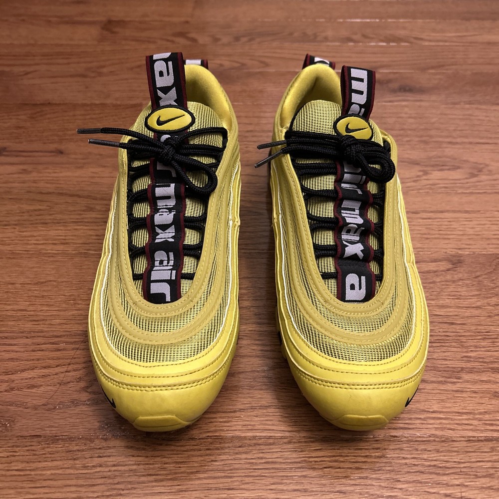 Nike Air Max 97 Bright Citron Black AV8368-700 Men's Size 11.5 Fast Shipping