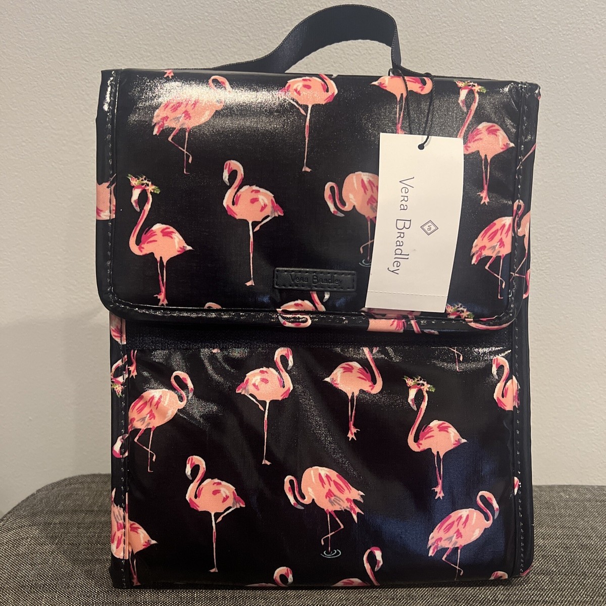 New Vera Bradley Insulated Lunch Sack/Lunch Bag Flamingo Fiesta New w/ Tag