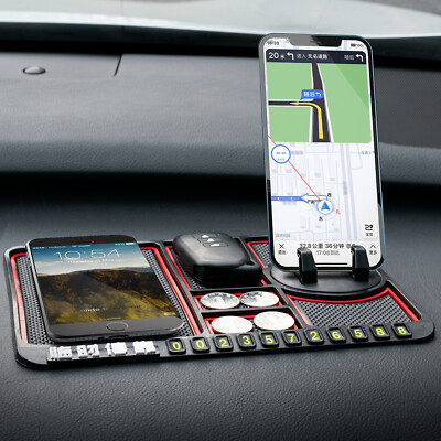 Car Multifunctional Non Slip Mat Anti-Slip Cell Phone Pad Dashboard Universal