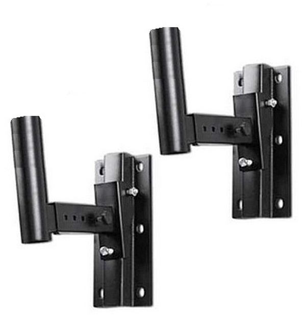 😍 COPPIA SUPPORTI STAFFE A MURO PARETE STATIVI CASSE ACUSTICHE BRACCIO STAND