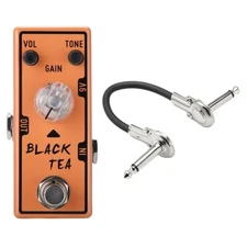 New Tone City Black Tea Distortion Mini Guitar Effects Pedal