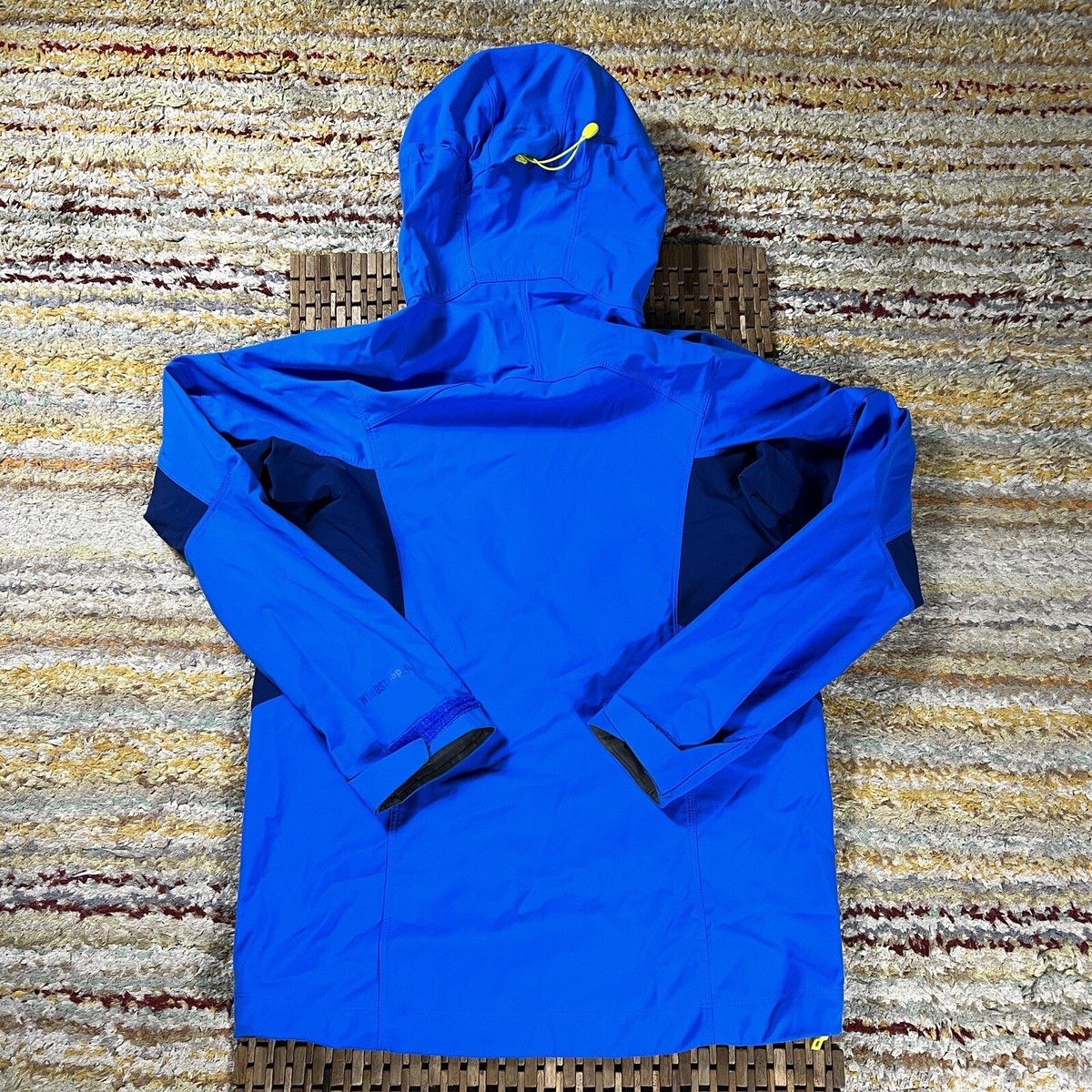 Patagonia Dimensions Windstopper Soft Shell Hoodie Jacket Blue