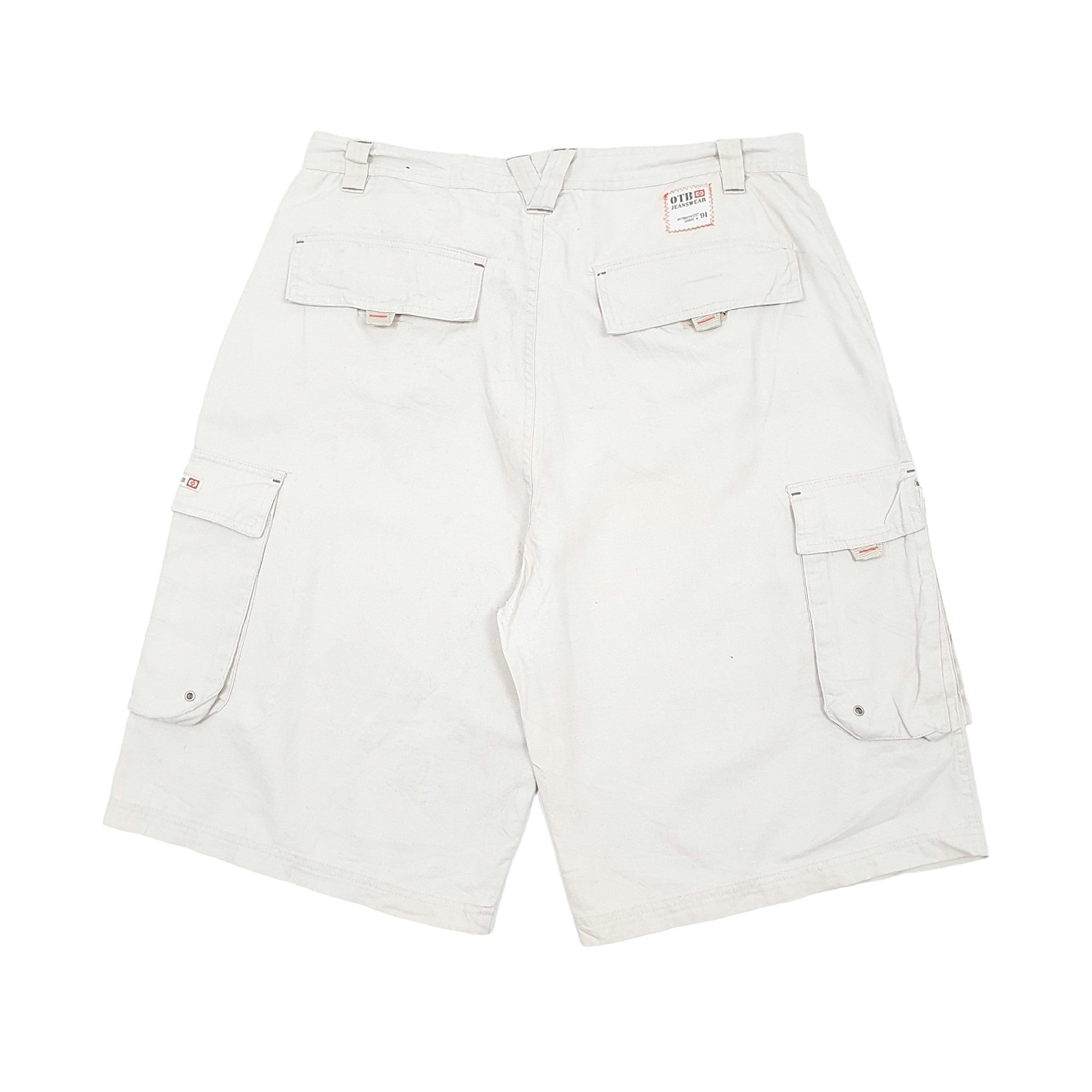 ONE TOUGH BRAND Beige Cargo Workwear Shorts Mens W36 image 2