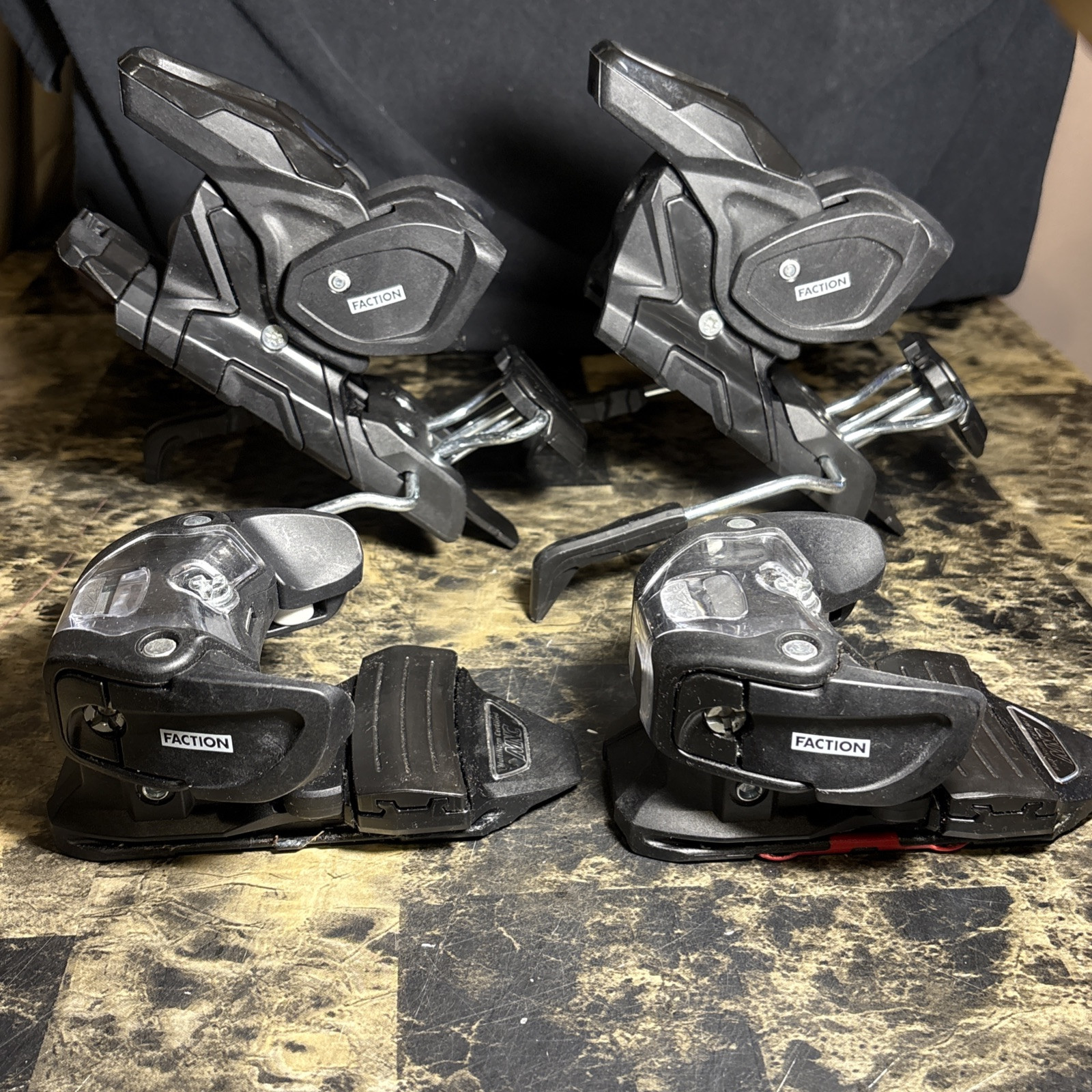 SALOMON Attacchi sci Faction Warden MNC 11 neri come da foto vedi taglia