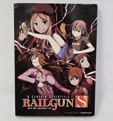 A Certain Scientific Railgun S: Part One (DVD, 2010, 2 Disc-Set) Anime OOP RARE