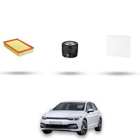 Hoffcar Wartungs-Kit 3 Filter FüR Vw Golf Viii 1.0 Tsi 81Kw Ab 2020