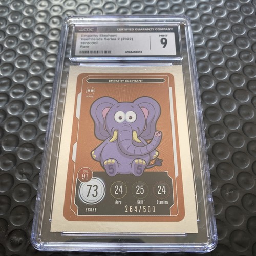 Rare EMPATHY ELEPHANT VeeFriends, 264/500, Series 2 CGC Graded 9