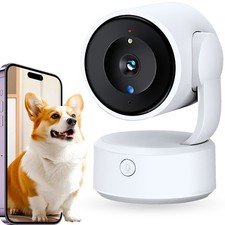 5MP WiFi Indoor Security Camera Pet Baby Monitor AI Motion Tracking Night Vision