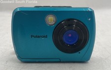 Polaroid IS048 Blue Built-In Flash Waterproof Digital Camera Not Tested