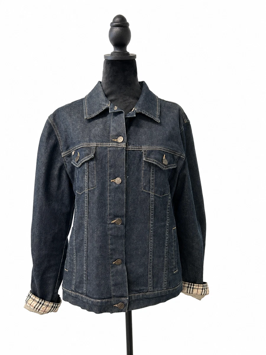 BURBERRY ダークデニムジャケット 42 BURBERRY - BURBERRY バーバリー