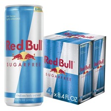Red Bull Sugarfree Energy Drink 8.4 fl oz 4 Cans BB6/26