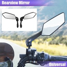 1Pair 10MM Motorcycle Side Wind Mirrors Motorbike Rear view Mirrors Universal