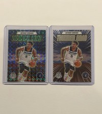 Anthony Edwards 2024-25 Mosaic #4 Thunder Road Base And Green Prizm