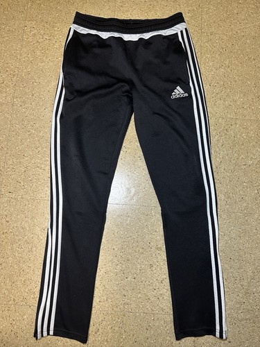 Adidas Kids Youth Climacool Black Soccer Training Joggers Running Pants Size XL