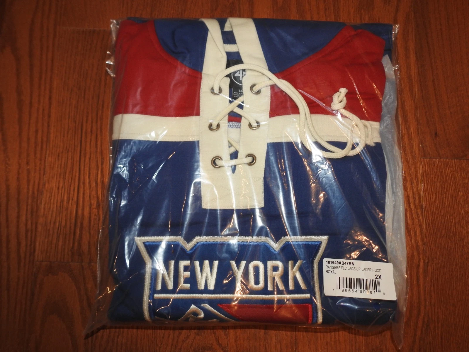 NHL New York Rangers 47 Hockey Lacer Hoodie