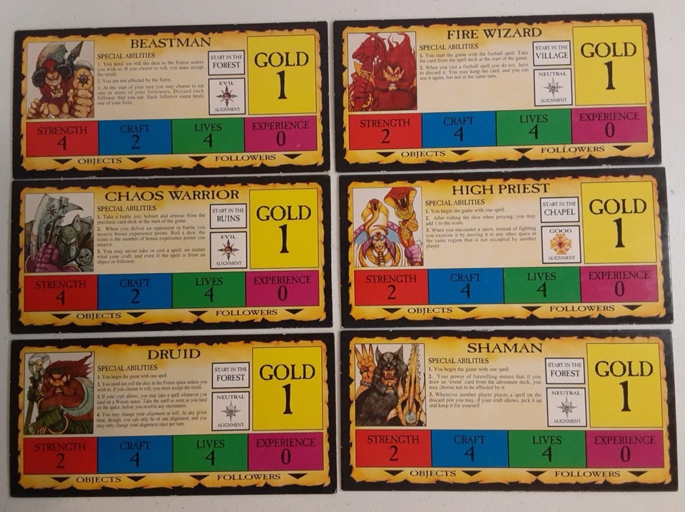 DUNGEON of DOOM Talisman 3rd expansion Complete, no Box, 1994 Games Workshop - Image 4 of 4