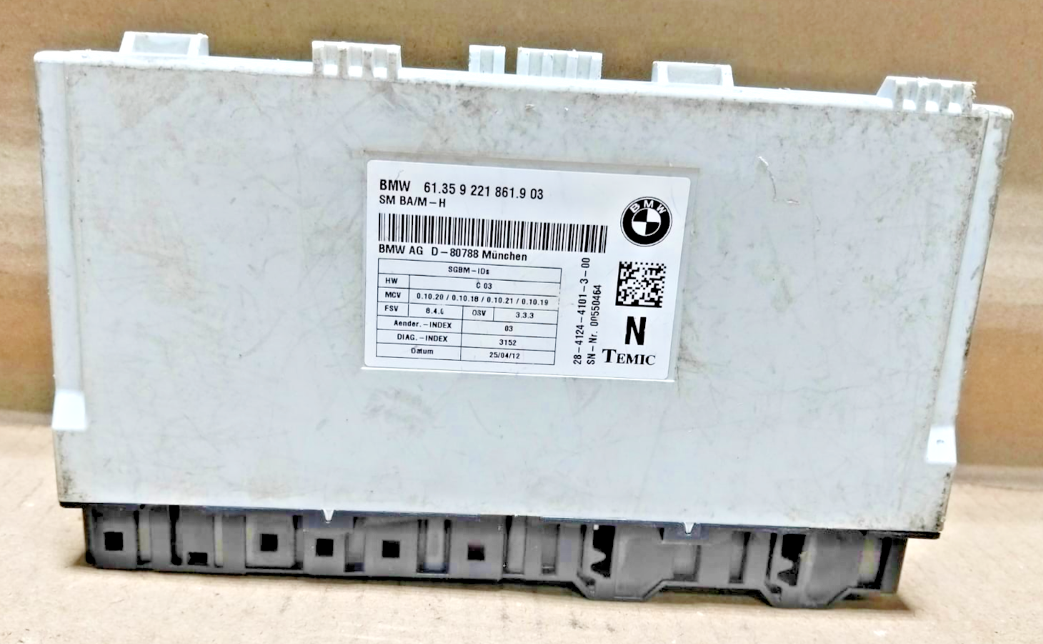 BMW E90 E91 E93 LCI Front Left Right N/O/S Seat Control Module ECU 9221861