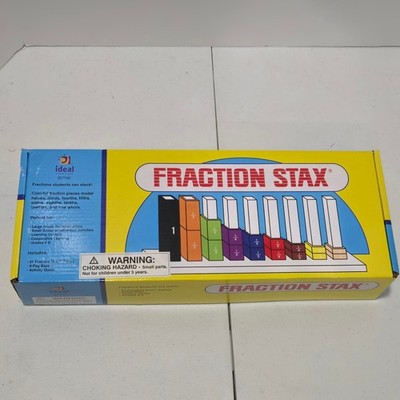 VTG Ideal Fraction Stax Math Manipulatives Learning Grades 2-6 Carson-Dellosa