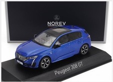 NOREV 473933 PEUGEOT - 308 GT 2021 - VERTIGO BLUE - 1/43