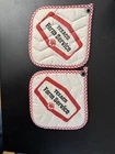Texaco Vintage Pot Holders Set of 4